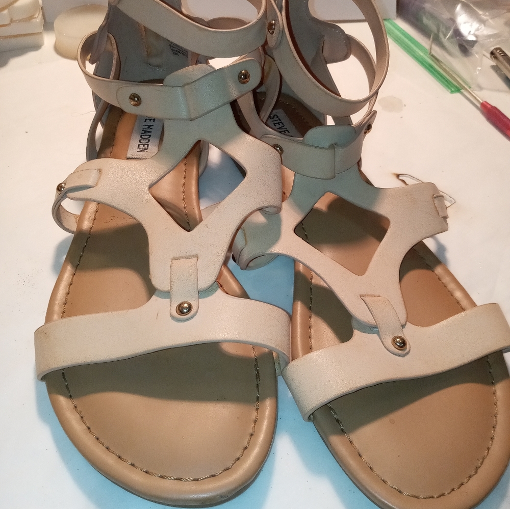 Tan sandals